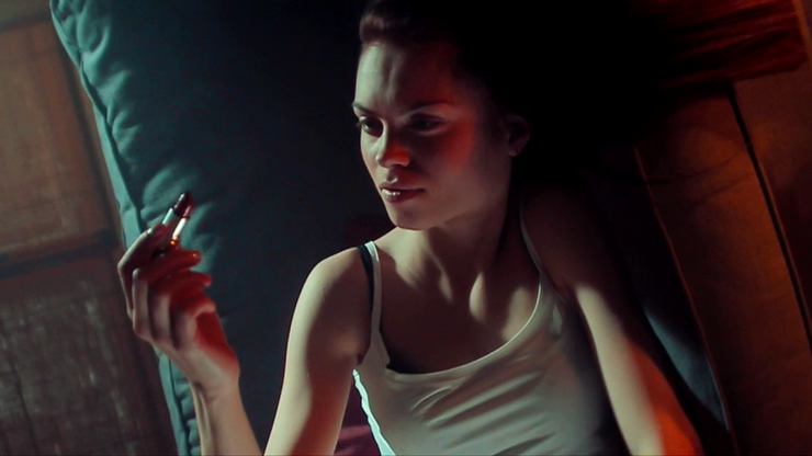 Sakmárová v klipe Peter Bič Project 7