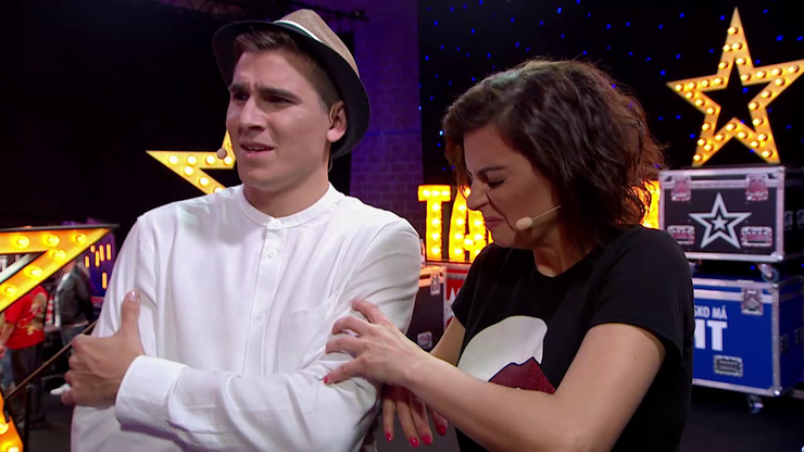 Reakcie porotcov v šou Česko Slovensko má talent na extrémne vystúpenie