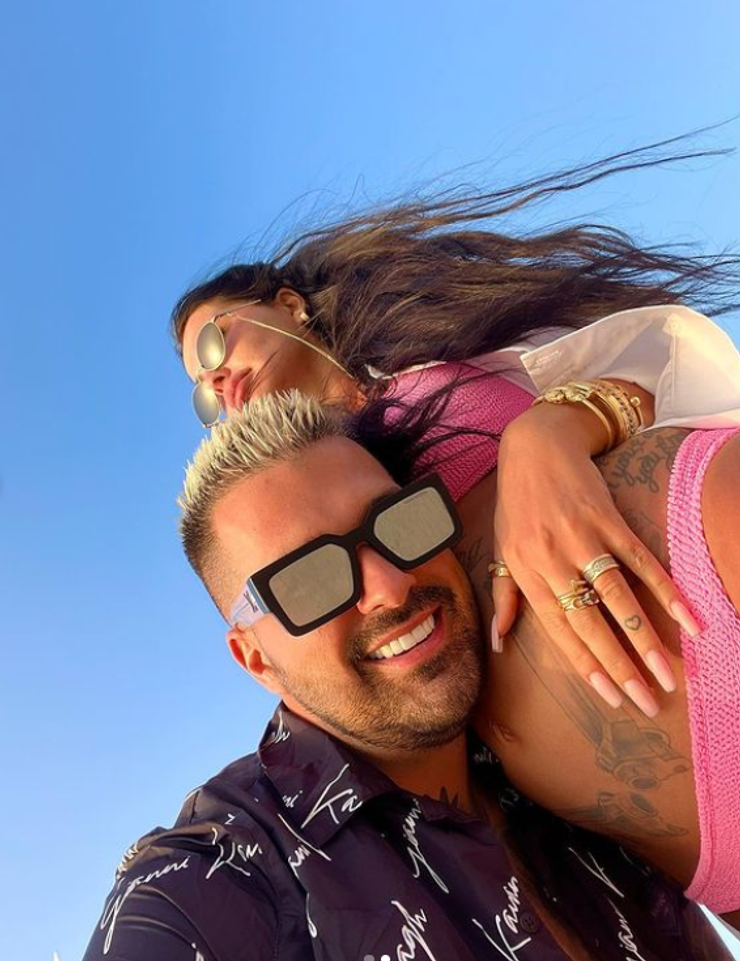 Zuzana Plačková s manželom v Dubaji   