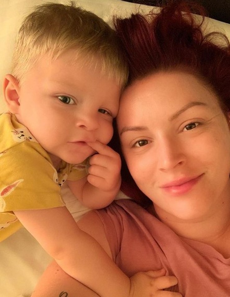 Barbora Švidraňová so synom