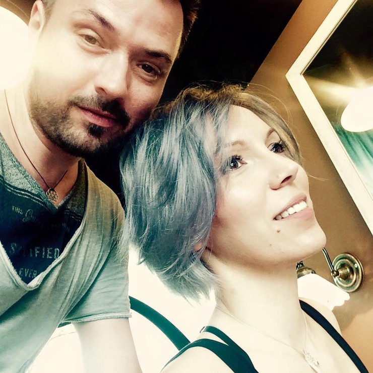 Alexandra Pavlovič Hinková s kaderníkom Petrom Sýkorom