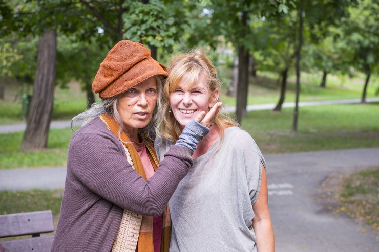 Pravá tvár - Anna Javorková ako bezdomovkyňa