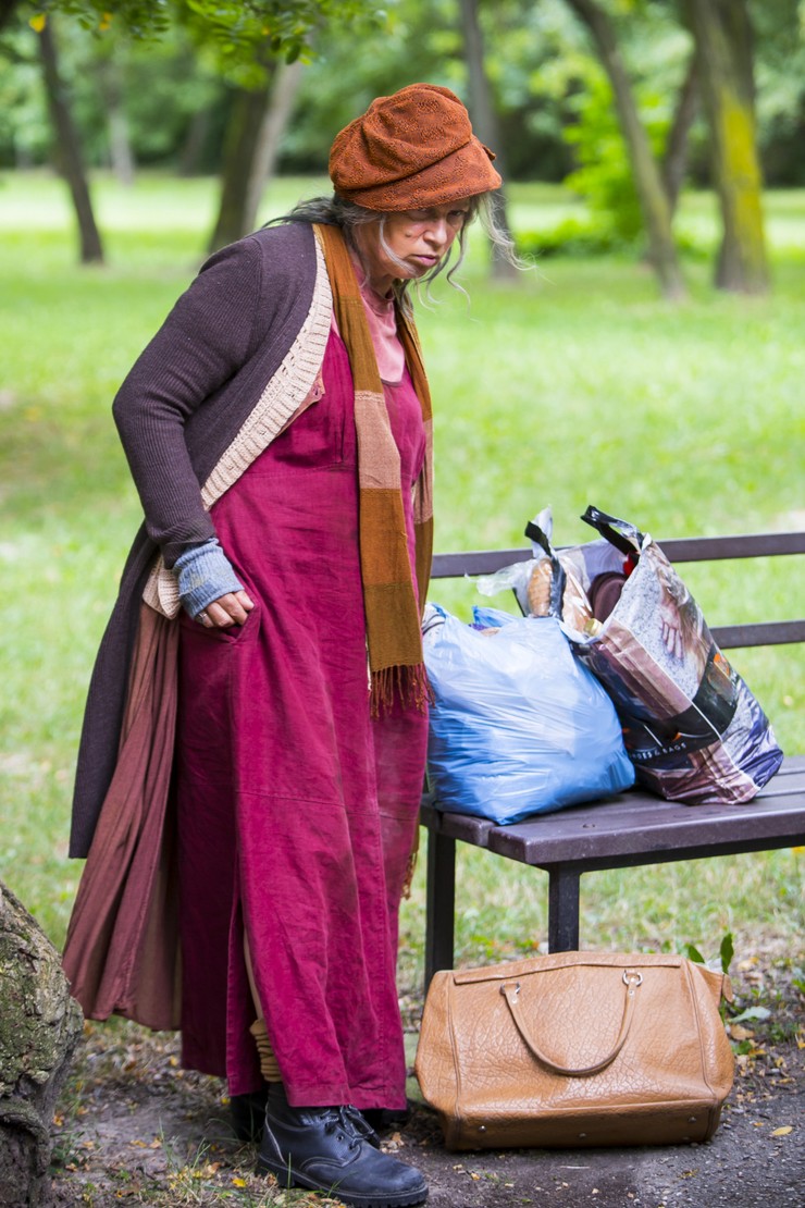 Pravá tvár - Anna Javorková ako bezdomovkyňa