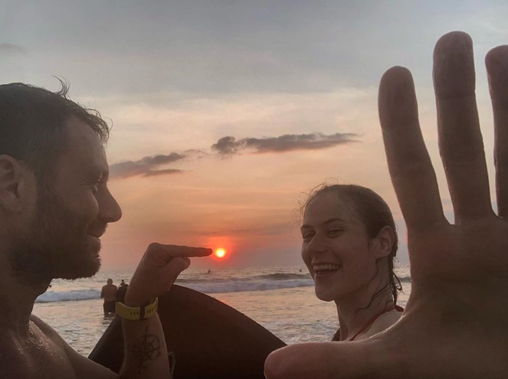 Robo Jakab s manželkou Aničkou na Srí Lanke