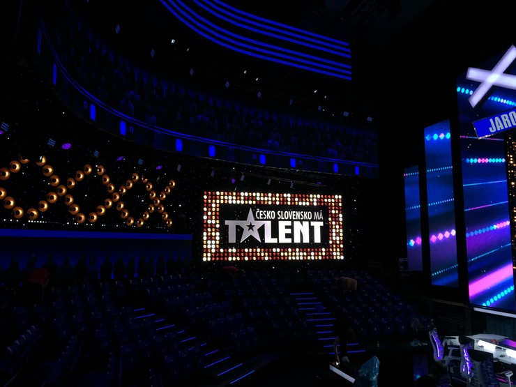Prípravy na nakrúcanie šou Česko Slovensko má talent