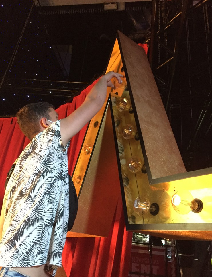 Prípravy na nakrúcanie šou Česko Slovensko má talent