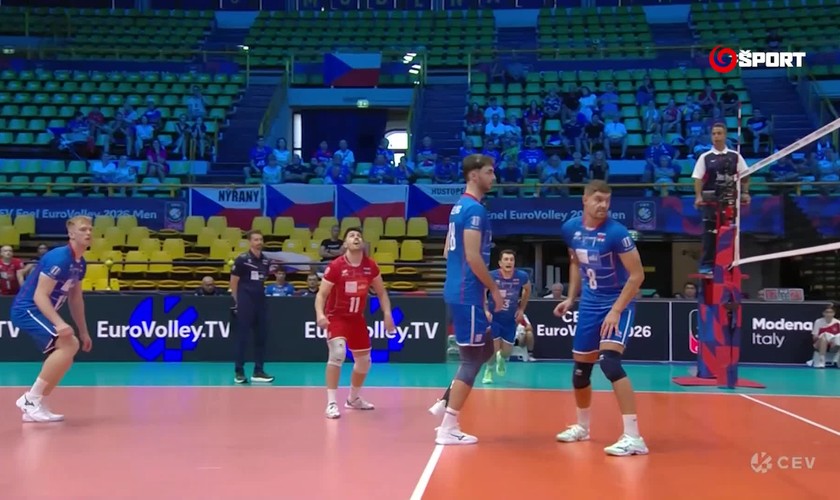 EuroVolley 2026: Slovensko - Česko 0:3