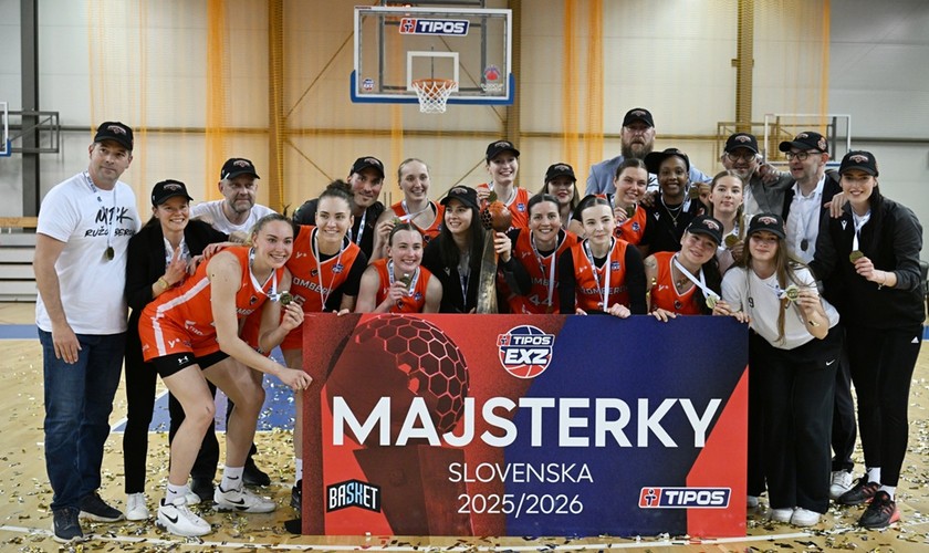 Ženská basketbalová sezóna 2025/26 patrí MBK Ružomberok