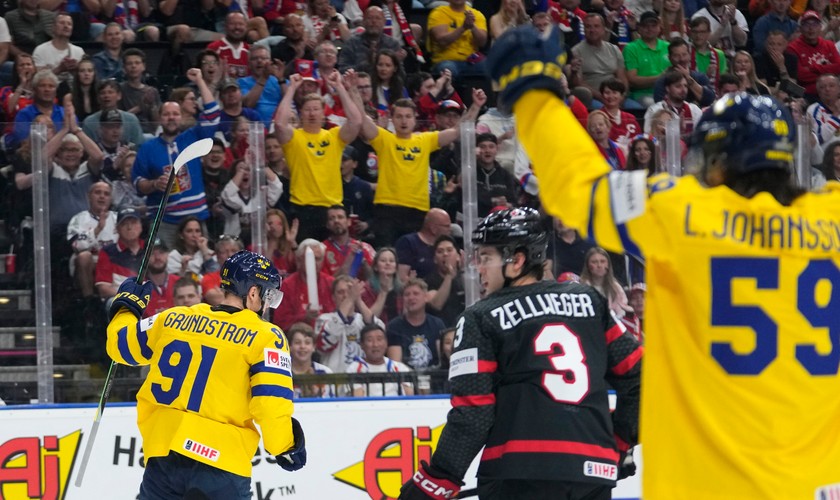Švédsko má bronzovú medailu z MS! Nad Kanadou vyhralo 4:2