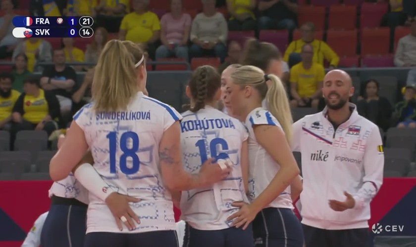 Francúzsko - Slovensko 3:0 v úvodnom zápase ME 2026 vo volejbale žien