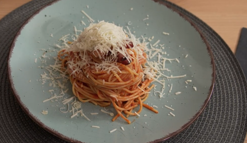 Hlavné jedlo: Špagety americana