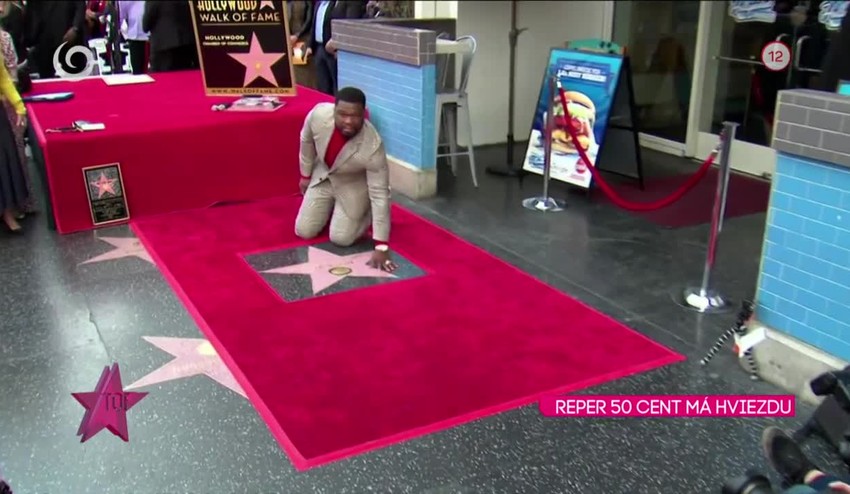 Na chodník slávy pribudla ďalšia hviezda! Tentokrát patrí raperovi 50 Cent!