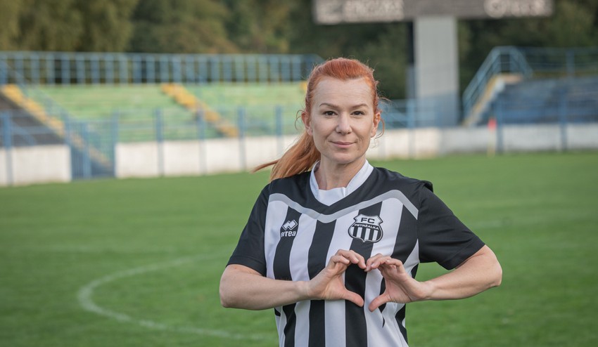 Helena Krajčiová v kopačkách a futbalovom drese? Na toto oblečenie si musela zvykať!