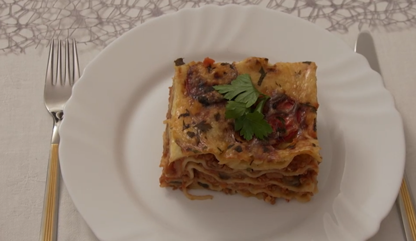 Hlavné jedlo: Talianske vegetariáno