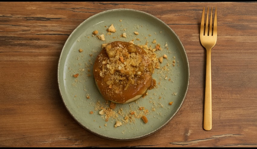 Karamelovo-jablkový cheesecake