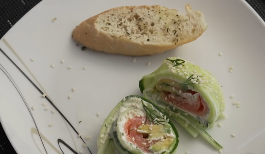 Predjedlo:  Zelený kolotoč