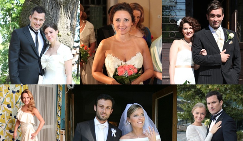 Panelák oslavuje 6. narodeniny: Pozrite si šesť herečiek vo svadobných šatách!