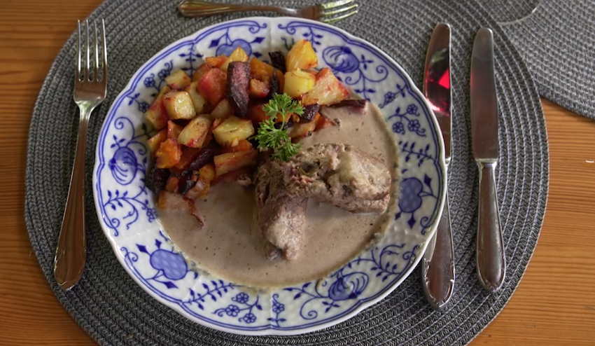 Hlavné jedlo: Zrolované Cow Bells