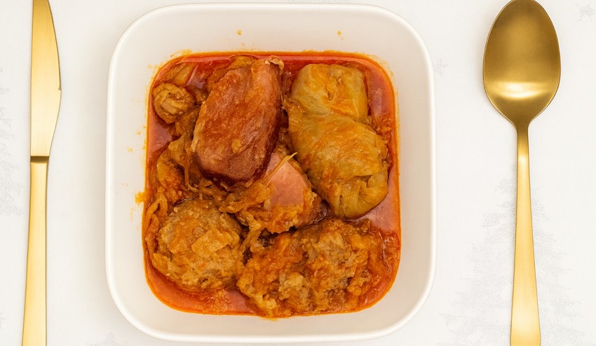 Plnené kapustové listy