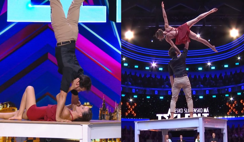 Na pódiu si akrobati vyznali city: Vystúpenie plné lásky a nehy nadchne každého romantika!