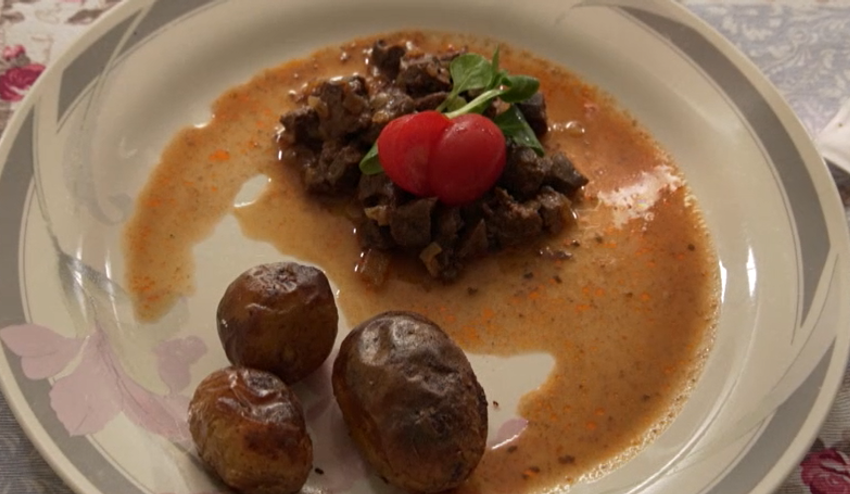 Hlavné jedlo: Srdečný pozdrav z vinárne