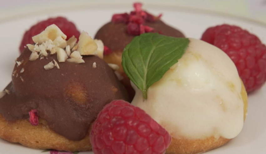 Dezert: Chou à la crème