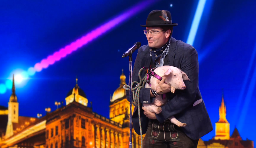 Záchranná akcia Jiřího Beneša porotu síce nepresvedčila, o osud prasiatka je však postarané!