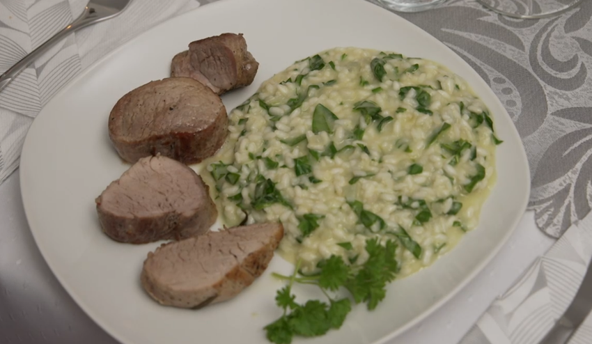 Hlavné jedlo: Pani Lombardia