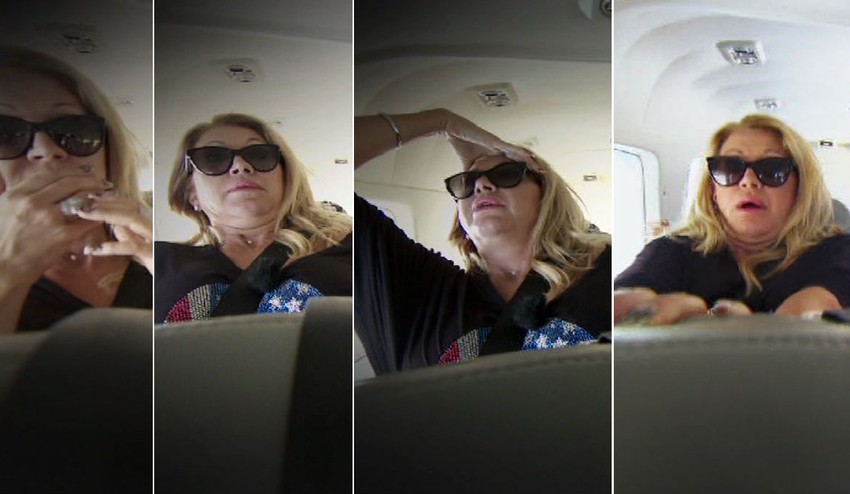 Štyri štádiá milionárskej hrôzy: Carmen sa bojí o život na palube malého lietadla!