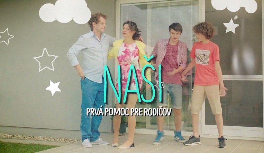 Prvá pomoc pre rodičov je tu ako na zavolanie: Pozrite si upútavku k seriálu NAŠI!
