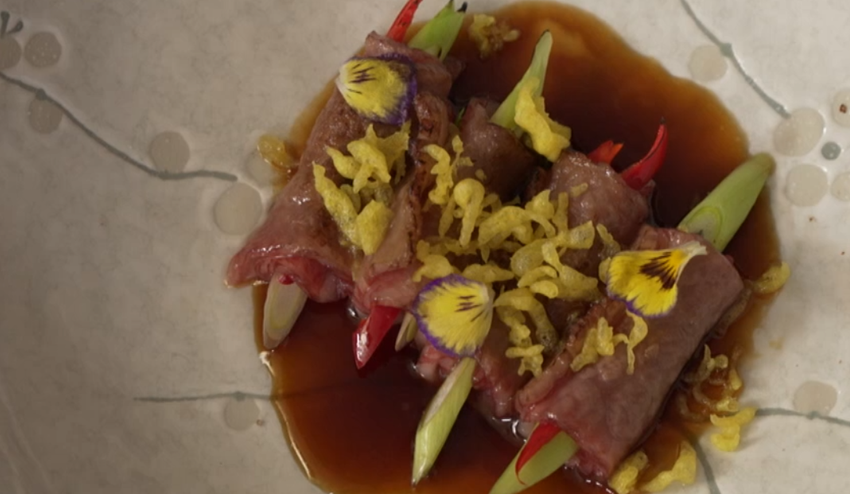 Predjedlo: Podáva sa japonská masáž