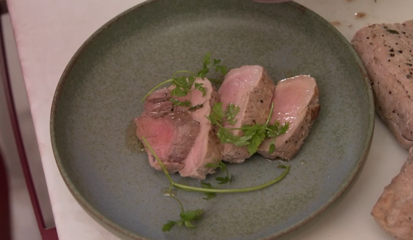 Hlavné jedlo: Na pečených kvetoch