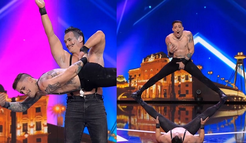 Blázniví akrobati odpálili perfektnú šou: Porota šla smiechom do kolien!