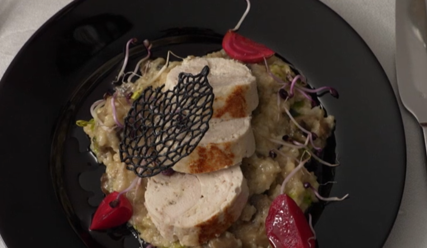 Hlavné jedlo: Zrolovaná pena