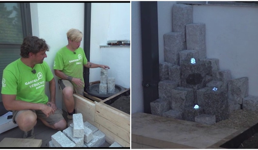 Chcete mať vašu záhradu jedinečnú? Vytvorte si unikátnu svietiacu fontánu!