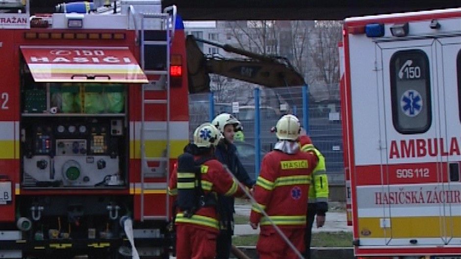 Hasiči, hasičské auto