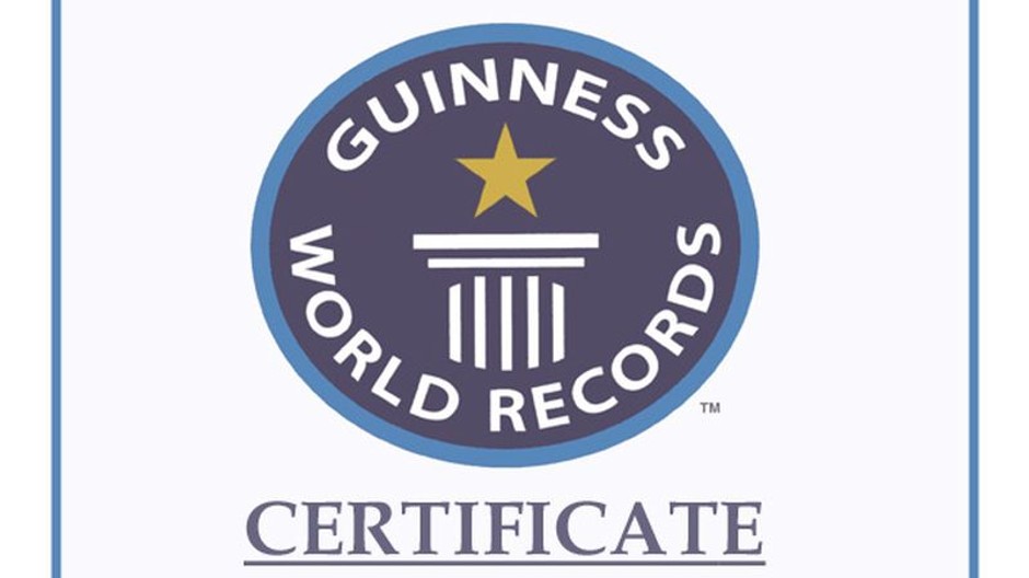 Guiness certifikát