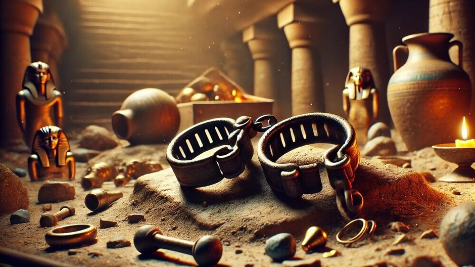 old-shackles-discovered-at-ancient-Egyptian-gold-mine