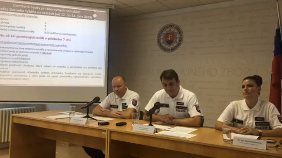 Polícia, nehody, tlačová beseda