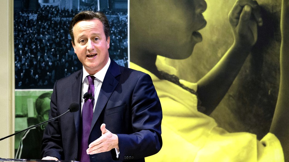 David Cameron reční