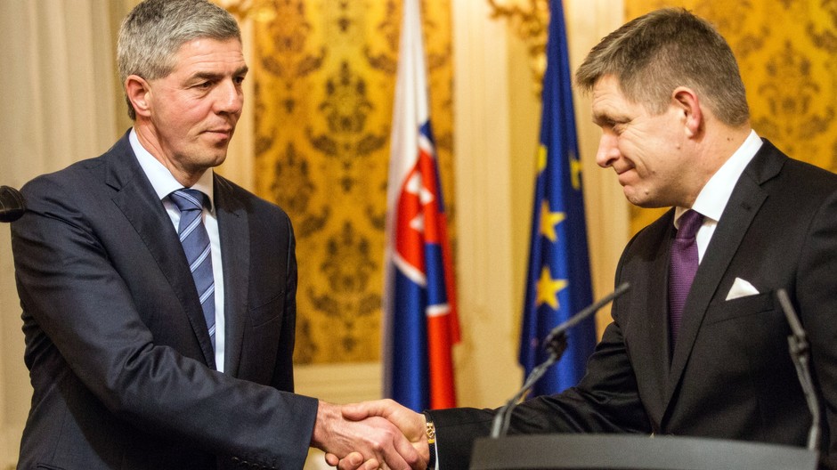 Béla Bugár, Robert Fico, podanie rúk