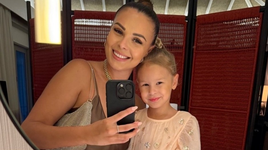 Monika Bagarova s dcerou