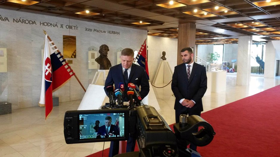 Robert Fico - tlačovka Smeru-SD