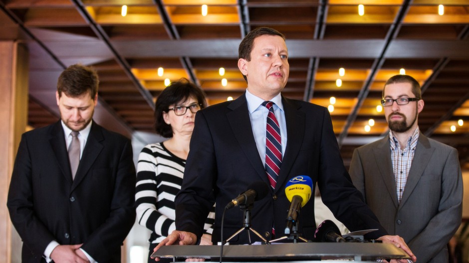 Daniel Lipšic, Miroslav Kadúc, Lucia Žitňanská, Martin Poliačik