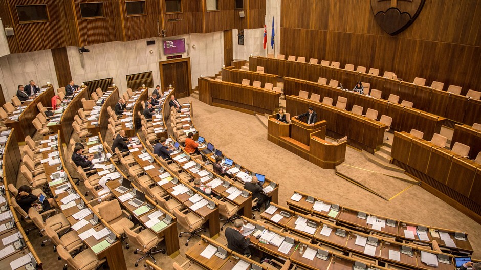 parlament NRSR pohľad z hora