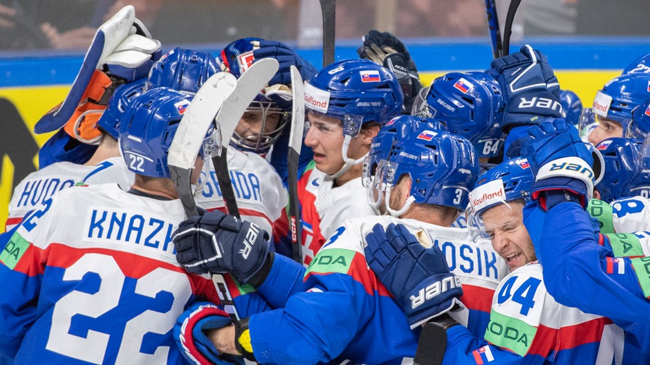 Slovensko, radosť, MS v hokeji 2023
