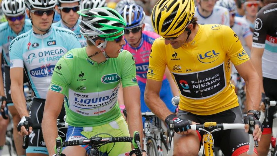 Sagan a Cancellara