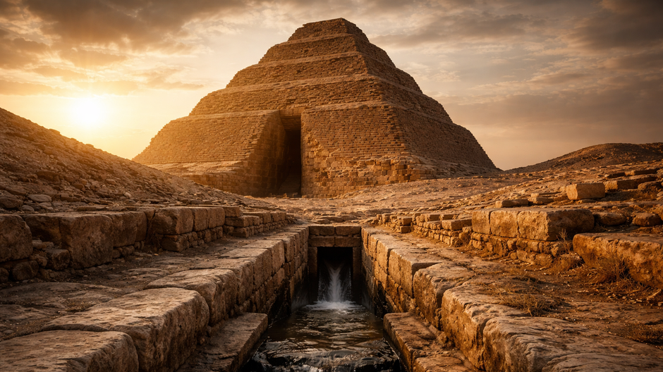 Tajomstvo vody pod Džoserovou pyramídou
