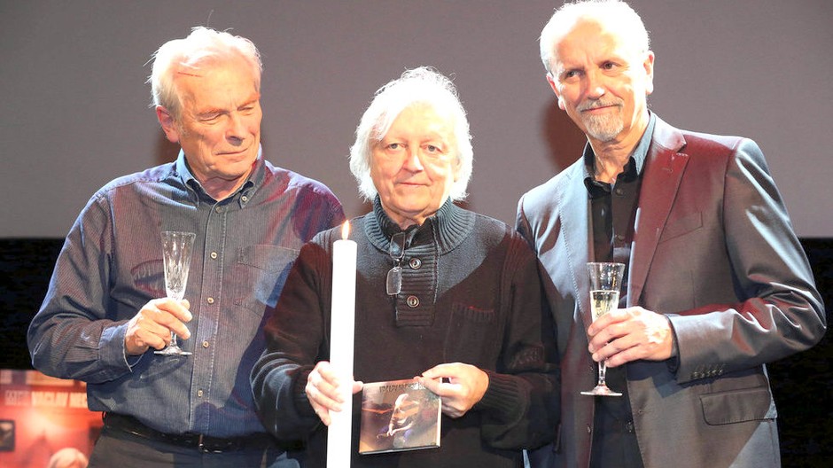 Václav Neckář s bratom Janom