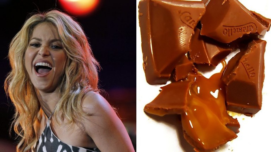 shakira a cokolada
